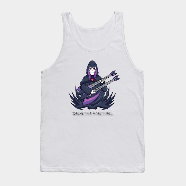 Death metal twin guitar Tank Top by Center stage prints